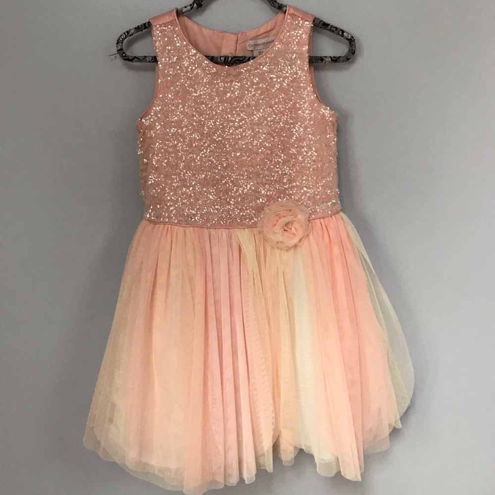 Beautiful excellent condition girls pink dress
